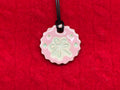 dragonfly necklace - blue & pink