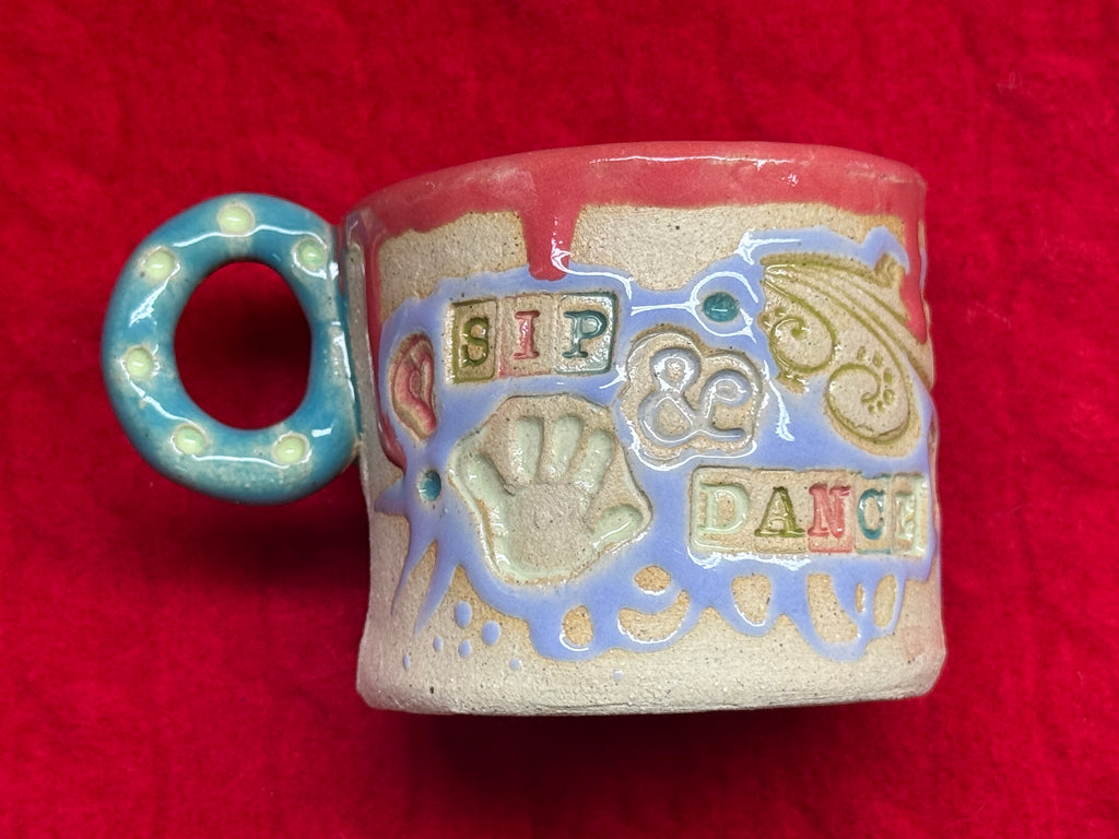 sip & dance espresso cup - multicolor